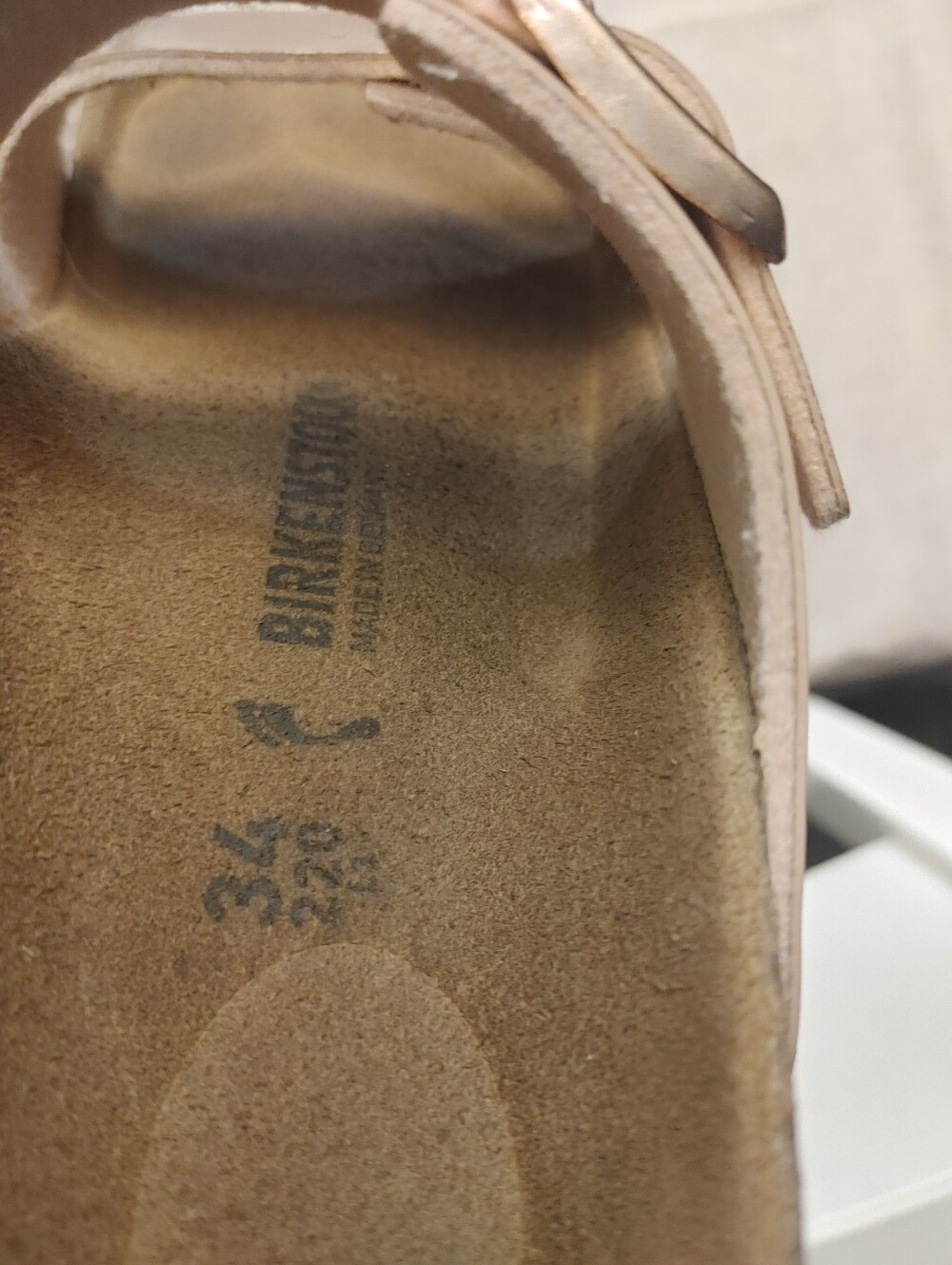 Birkenstock Arizona Kids In Electric Metallic Copper - Picture 10 of 11